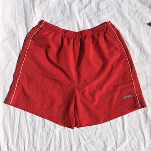 Vintage Red Reebok Athletic Shorts